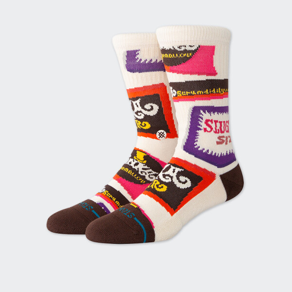 Medias Stance Wonka Bars Brown Marrón