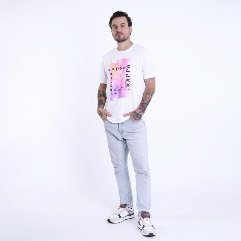 Polo Kappa Emiro Hombre White