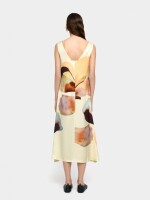 Vestido Midi Estampado Floral multicolor