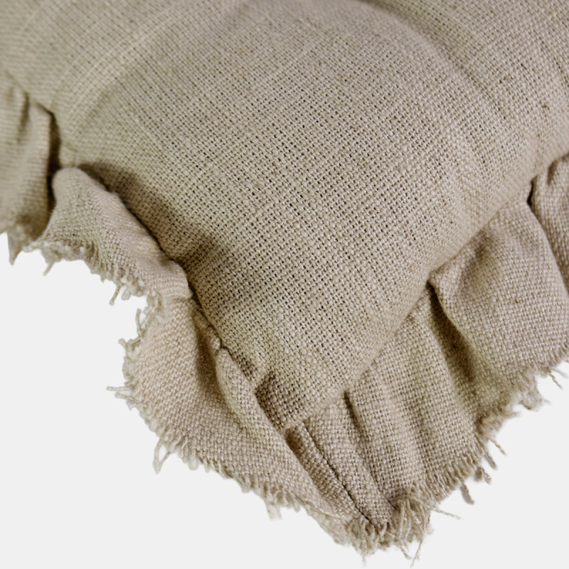 COJIN CUAD BEIGE P/SILLA 38X38CM Unica