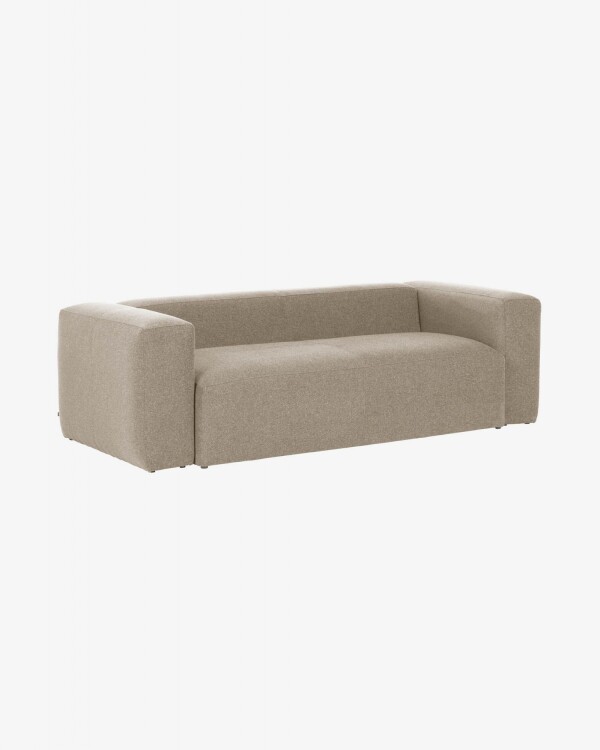 Sofá Blok 3 plazas beige 240 cm