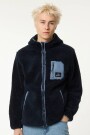NAVY CAVE POLAR HOODIE Azul