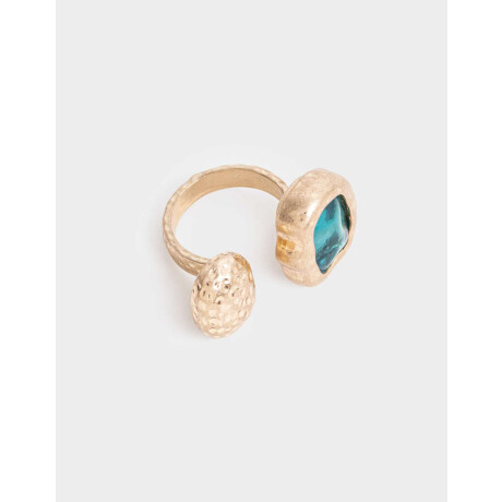 Anillos Medianos y Grandes Metal diferenciado Dorado