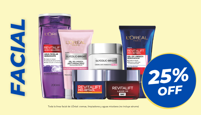 CUIDADO FACIAL LOREAL SKIN CARE