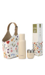KIT MATERO VELVET ESTAMPADO CAMPESTRE C/ NUDE