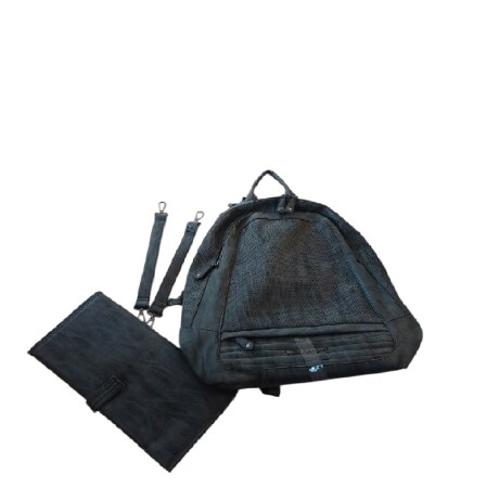 Mochila maternal ecocuero Estocolmo Mochila maternal ecocuero Estocolmo