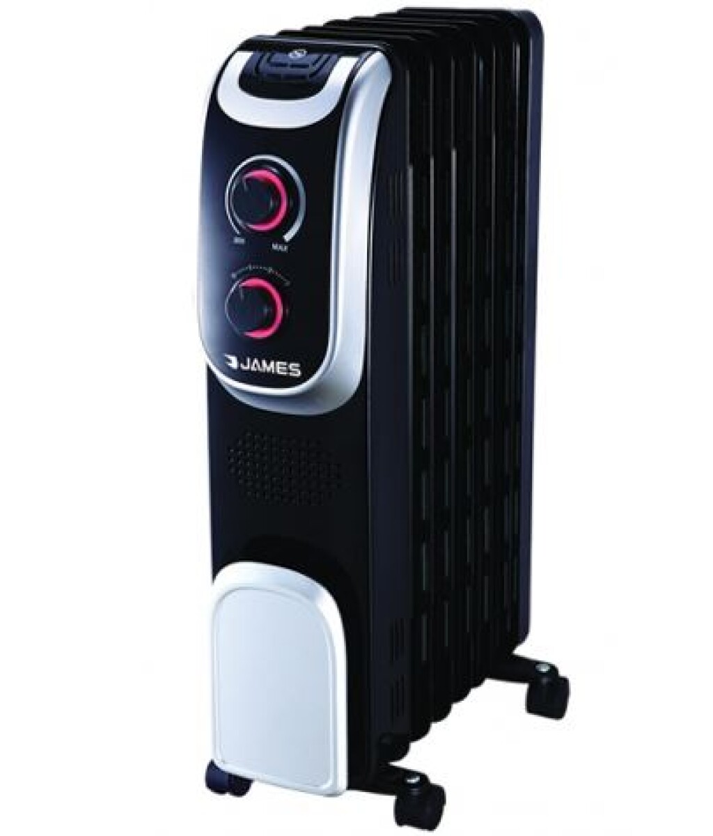 RADIADOR JAMES RAN 1500W Negro 7 Elementos 