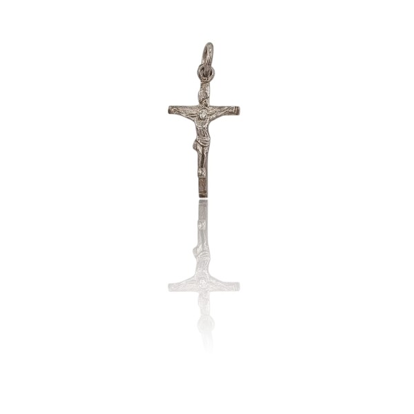 Dije cruz Jesucristo - Plata 925 - Sin piedra-CP4595 sinpiedra
