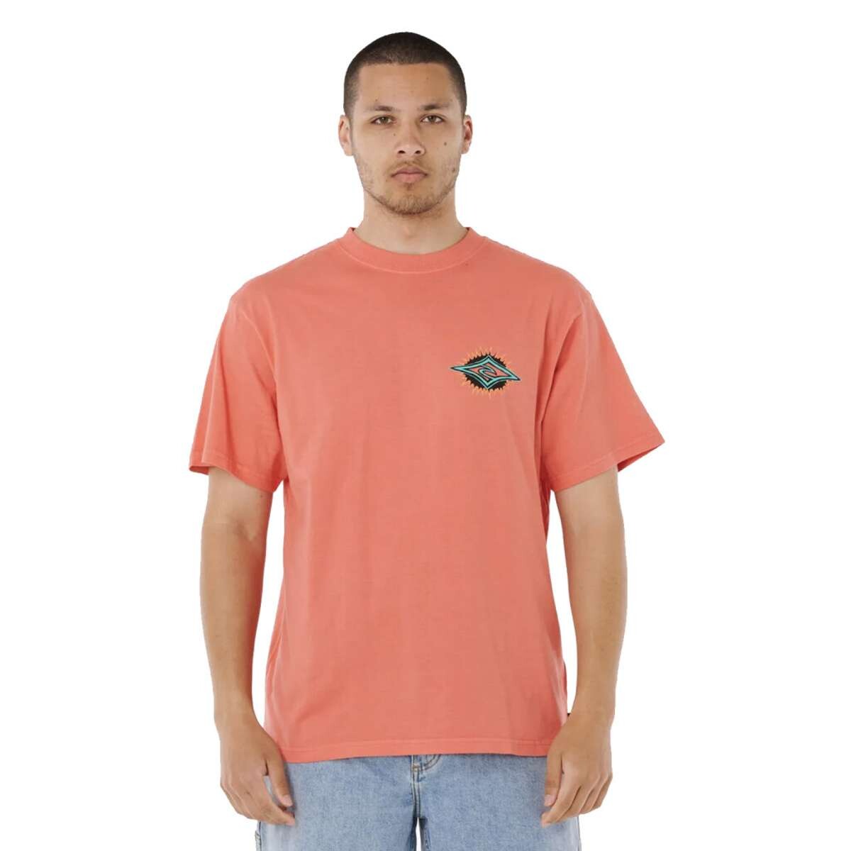 Remera Rip Curl Raw Burst - Coral 