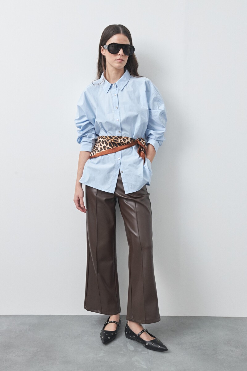 CAMISA CHRISTA Celeste
