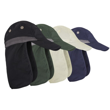Gorro de Explorador con Cubrenuca Arye Blanco