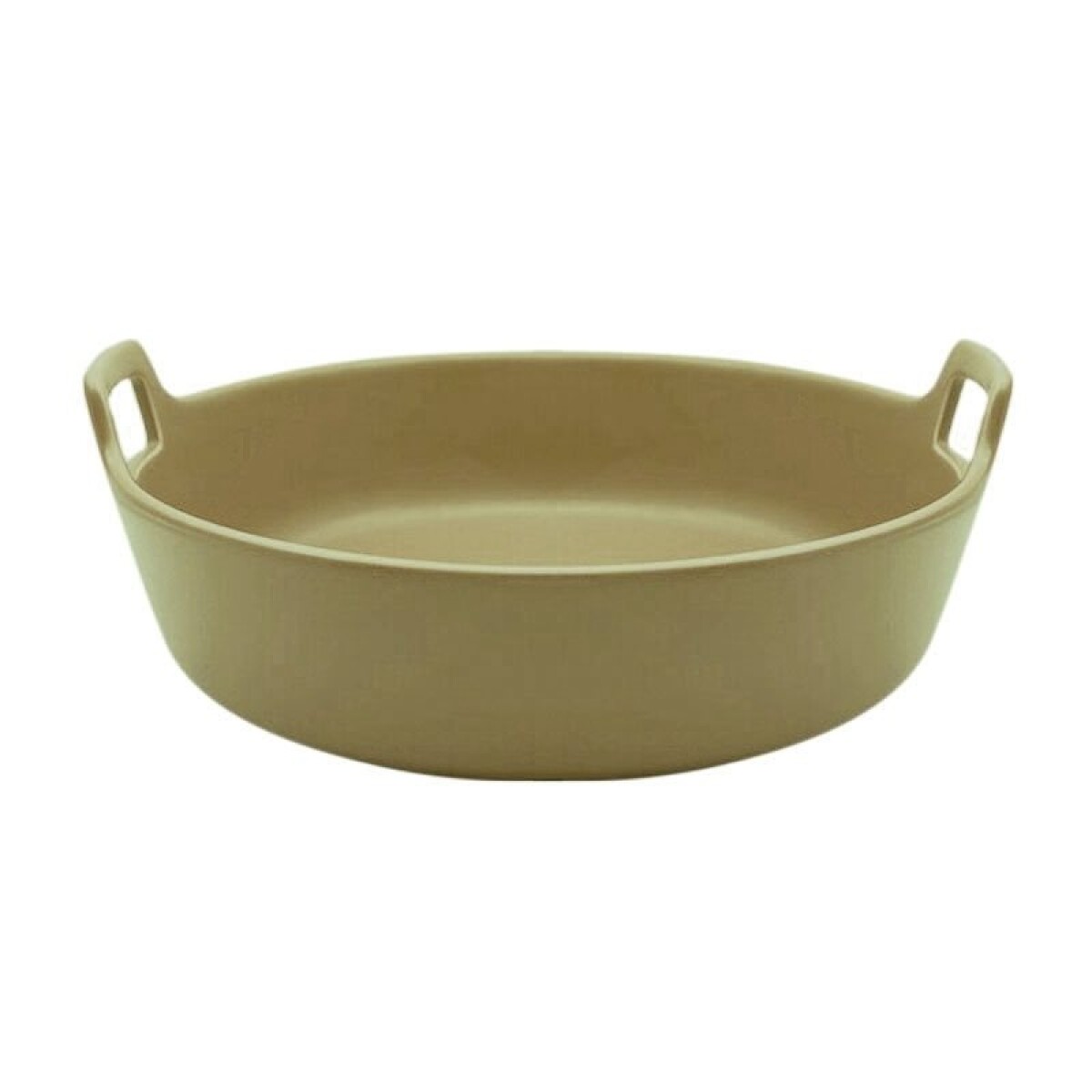 ENSALADERA C/ASAS CERAMICA 30x29x9CM BEIGE MATE 