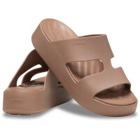 Sandalias Crocs Platform H-Strap Marrón