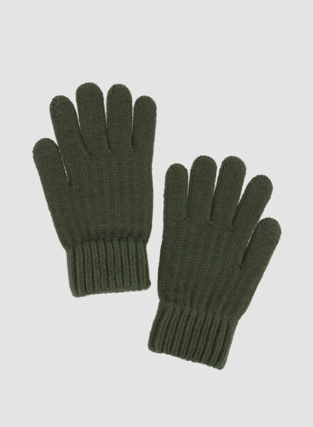 Guantes polar basic Verde mili/esmeralda