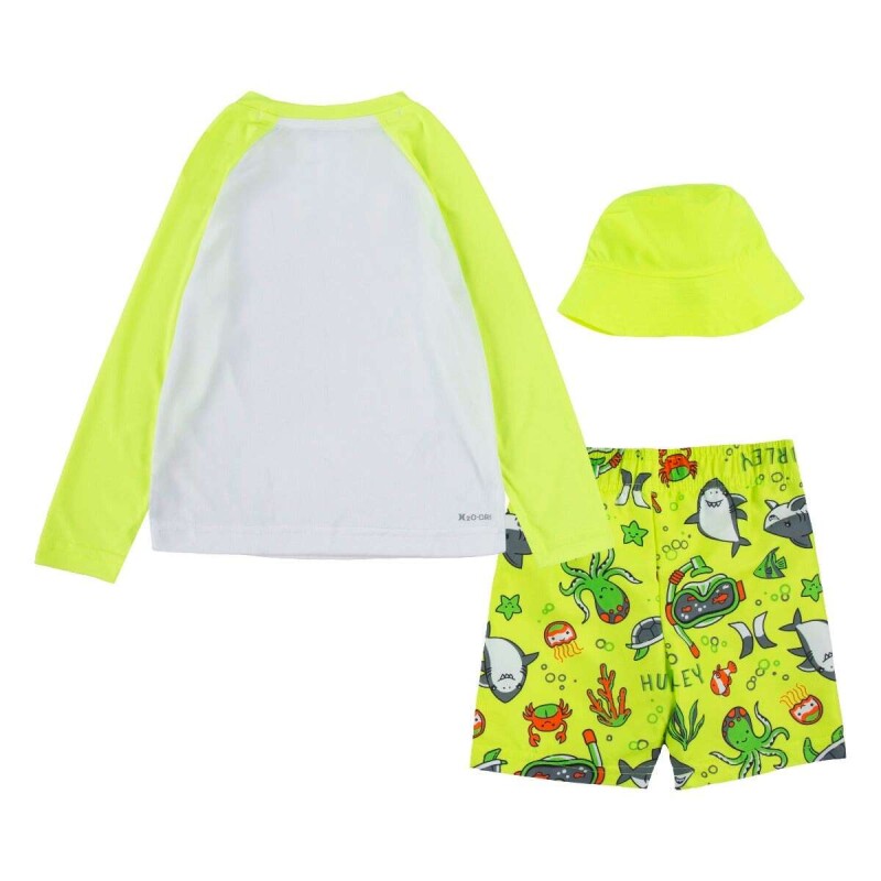 Conjunto Hurley Scuba 3 Piece Set de Niño Amarillo