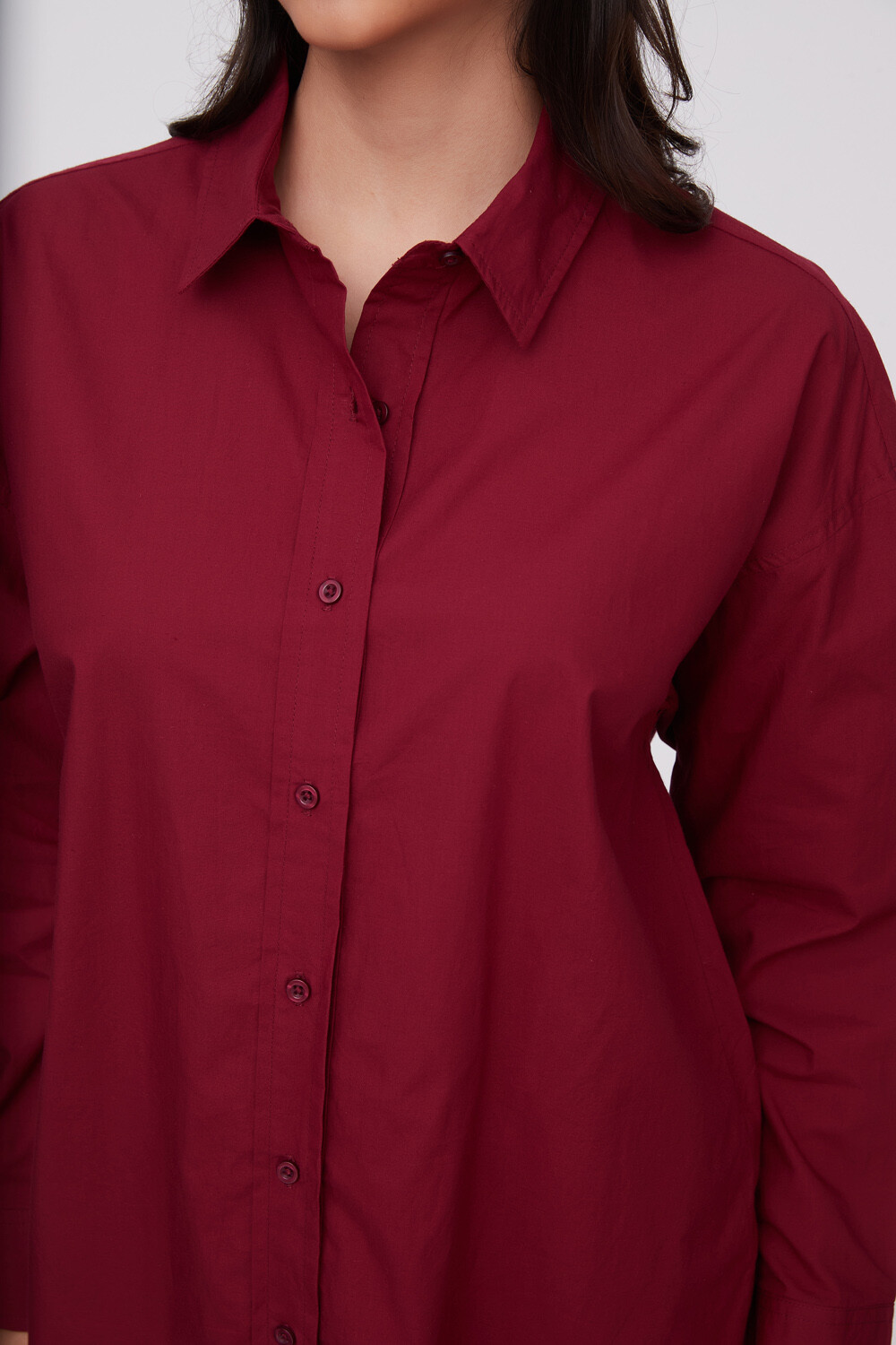 Camisa Delano Bordeaux