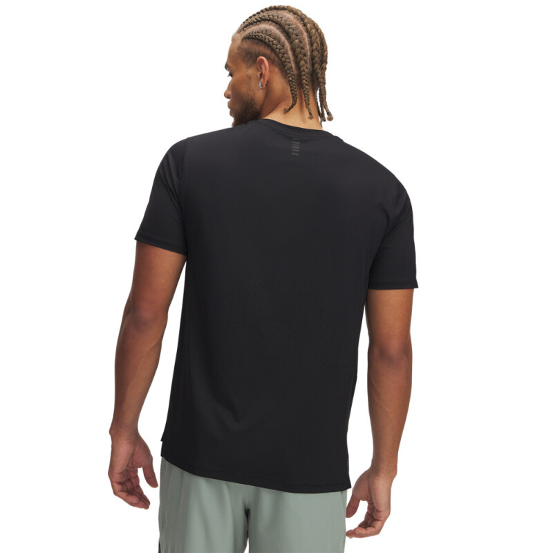 UA LAUNCH ELITE SHORTSLEEVE-PNK BLK-001