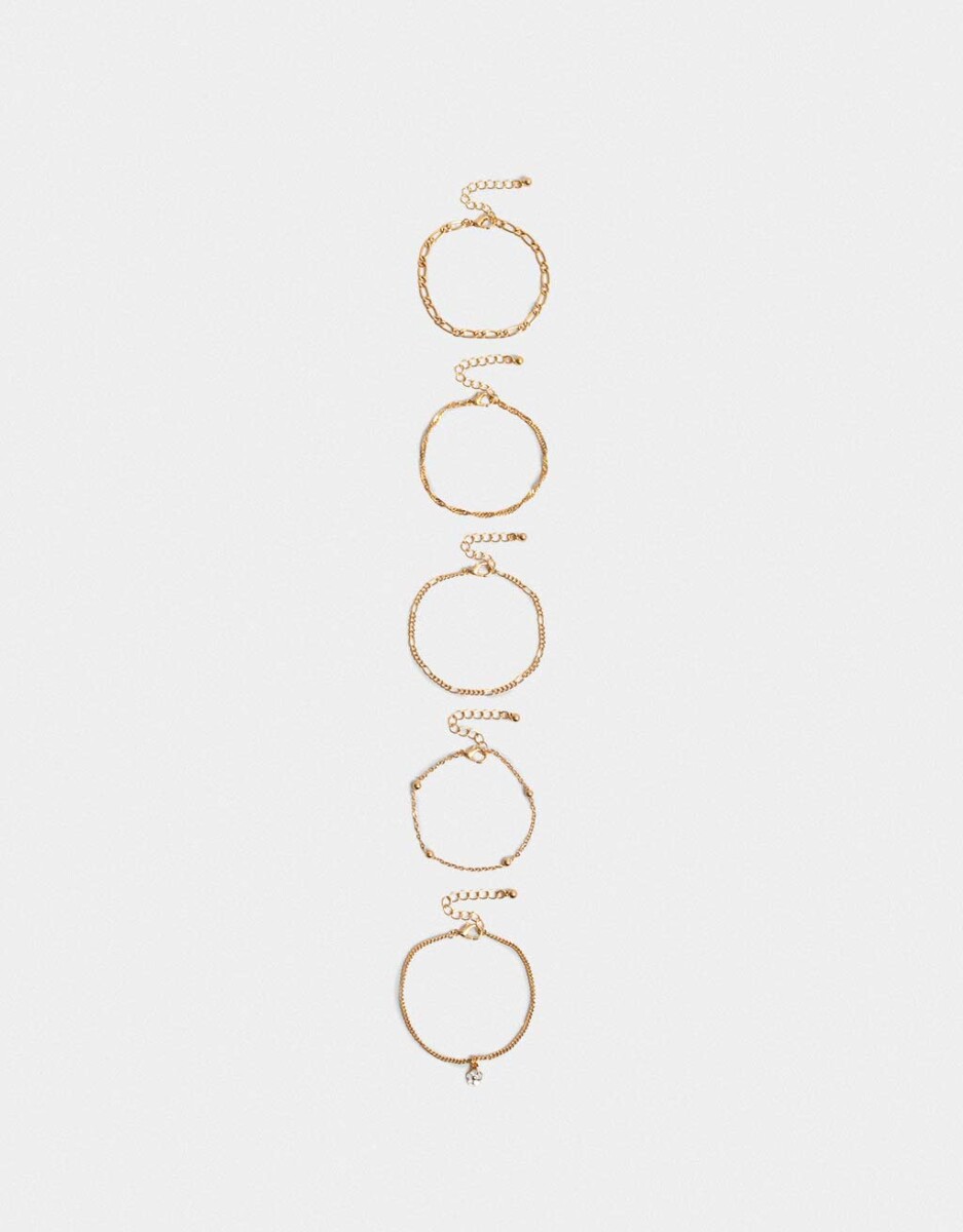 Pulseras Flexibles Sets De Metal 