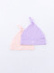 GORROS CON NUDO LILA