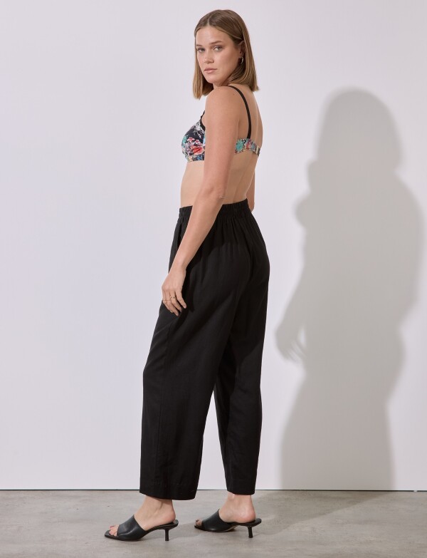 Pantalon Lino NEGRO