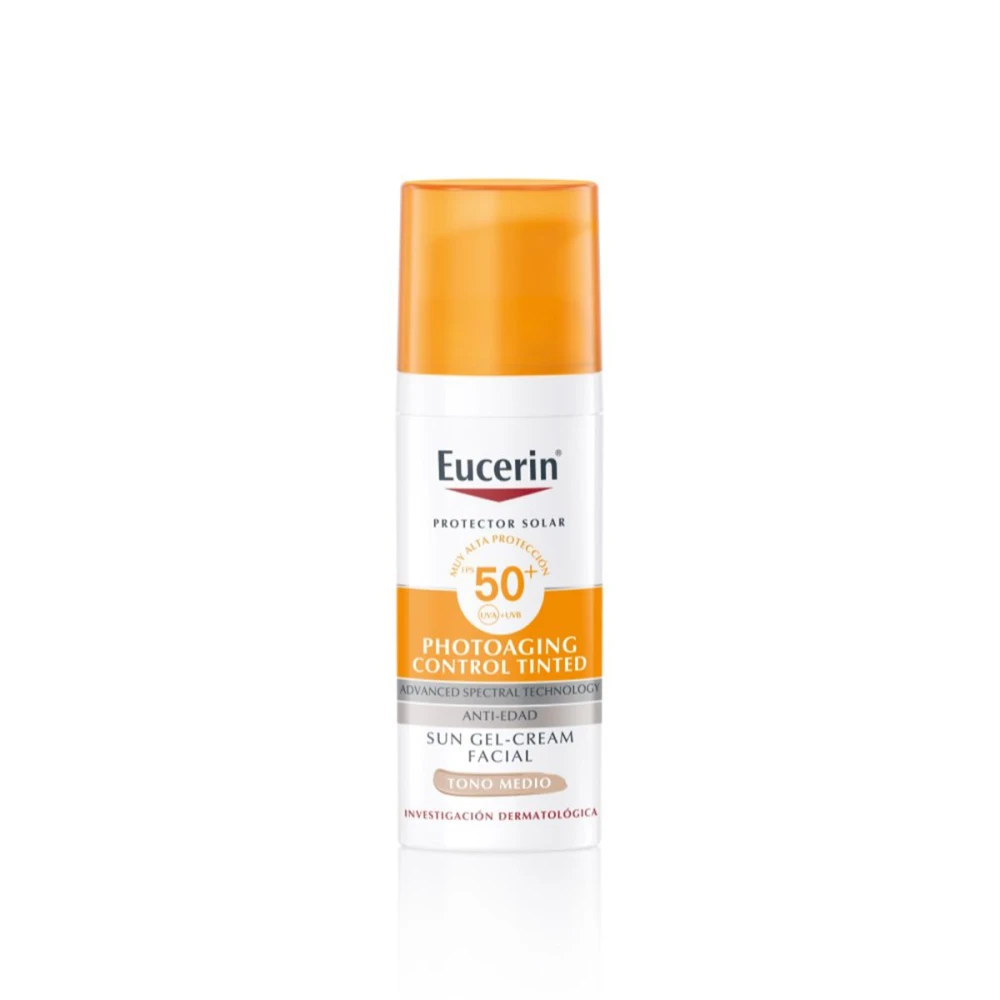 EUCERIN SUN FACIAL CC M. C/COLOR FPS50 F