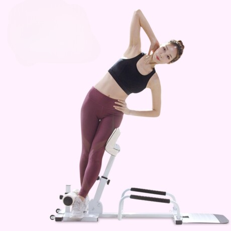 Banco multifuncion sentadillas y abdominales MS-500 Blanco