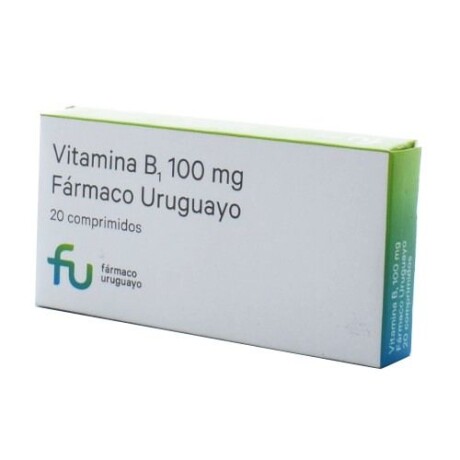 Vitamina B1 100 mg 20 comprimidos Vitamina B1 100 mg 20 comprimidos
