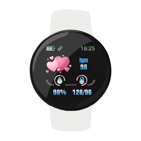 SmartWatch Unisex Bluetooth Alarma Deporte Música Blanco