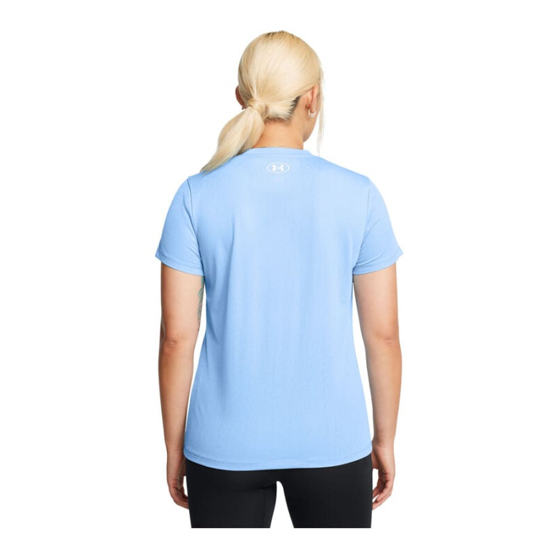 Remera Under Armour Tech Riddle de Mujer - 410-465BIO0 Celeste