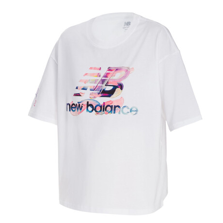 Remera New Balance de Dama - ATHLETICS - WT11514WT WHITE