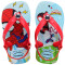 Sandalias Infantiles Havaianas New Baby Heroes Celeste - Rojo
