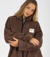 Sport sherpa jacket Marron