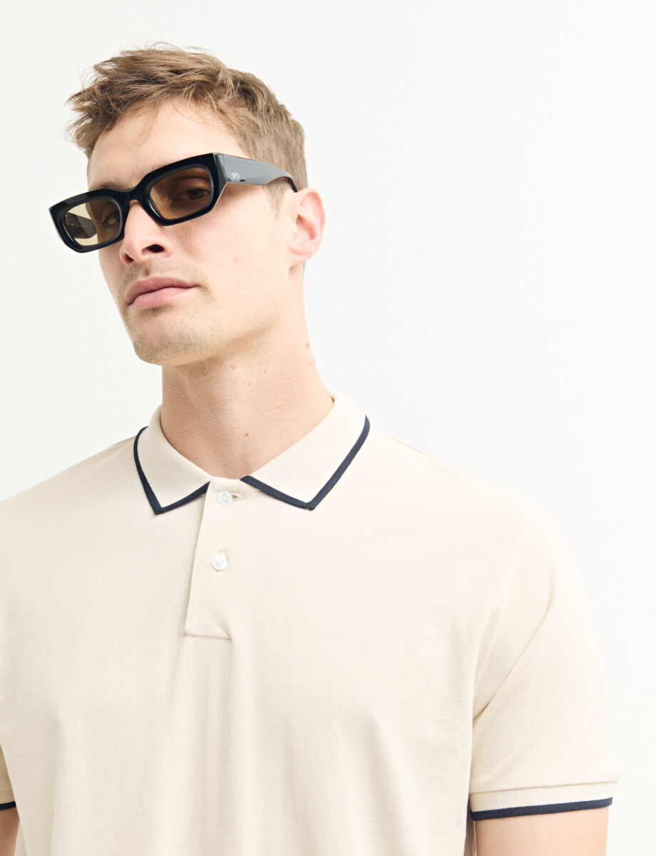520976 REMERA HARRINGTON LABEL Natural