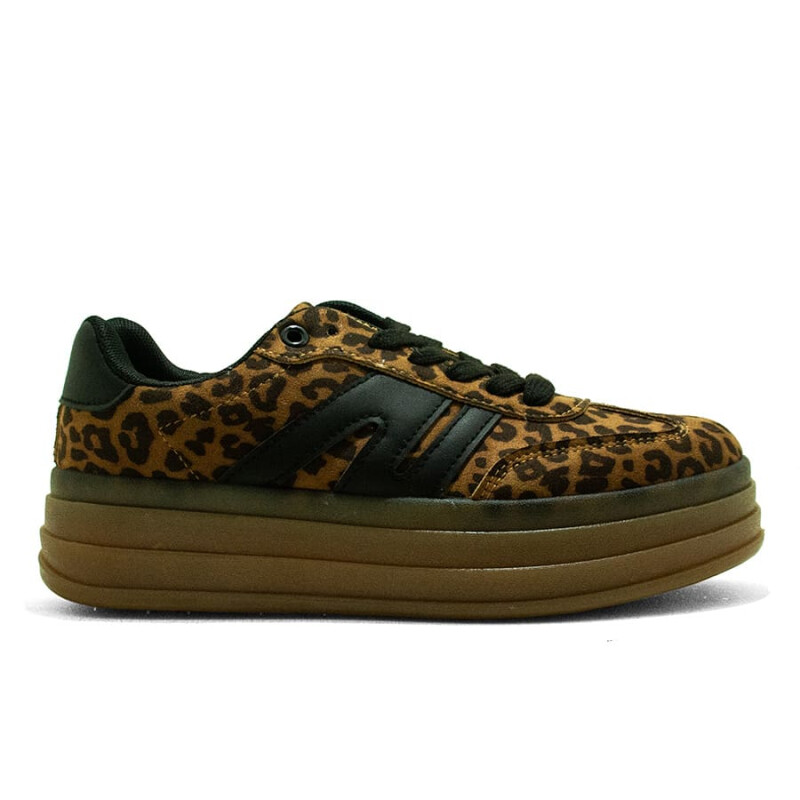 Championes Santa Barbara Lush de Mujer Leopardo-negro