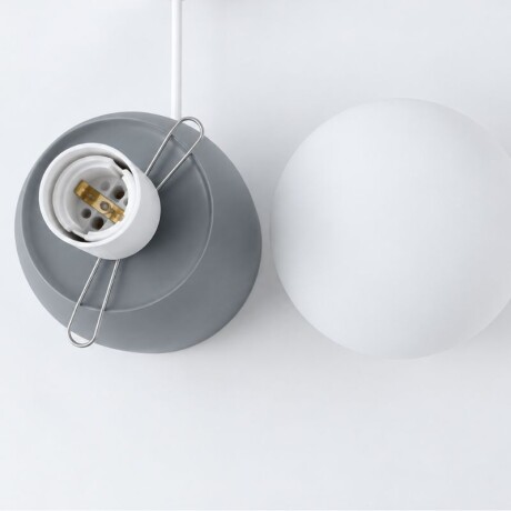 ARTEFACTO DECORATIVO DE MESA DALU Luminaria De Mesa Dalu Gris
