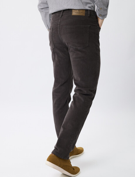 Pantalon pana Fields gris oscuro