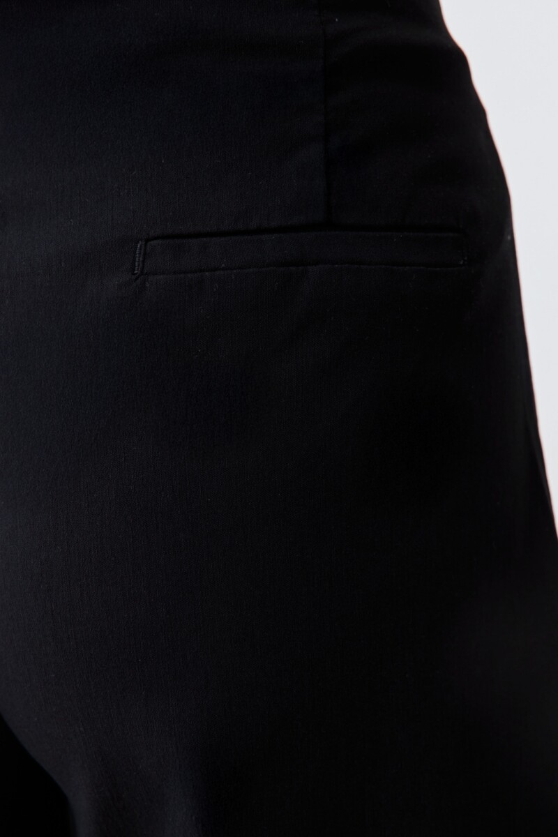 Pantalón culotte pierna ancha negro