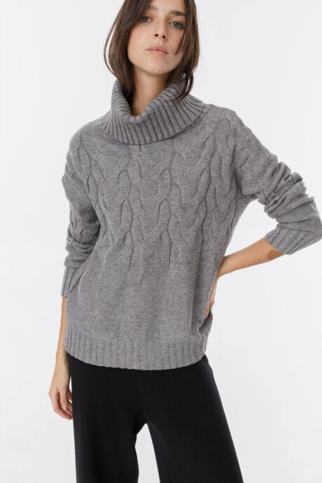 Sweater Poleron Pampa Gris