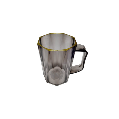 Taza de acrílico en colores 11x9cm Gris