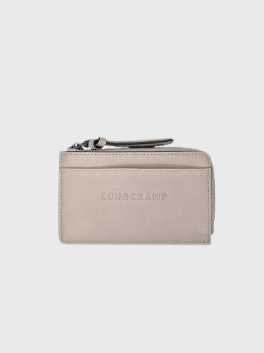 Longchamp - Tarjetero de cuero, 3D - 0 