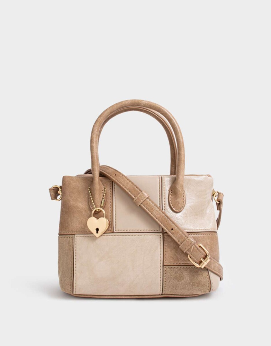 Cartera City Patchwork - Marron Carey 