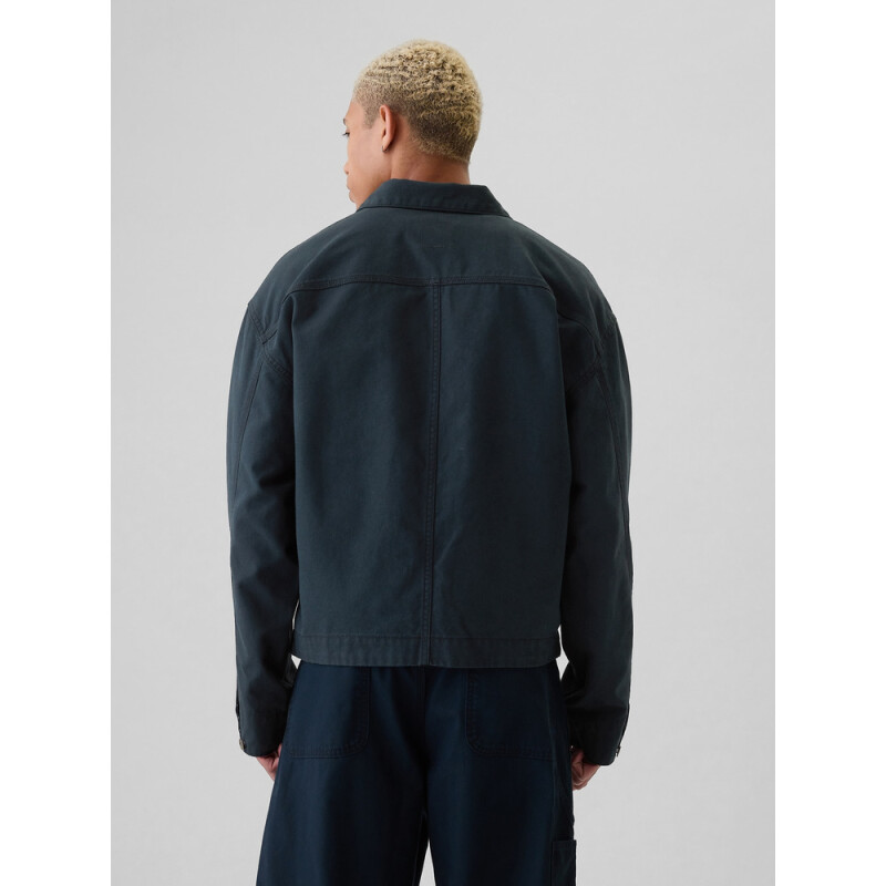 CANVAS CARPENTER ZIP JKT DARK BLUE 5