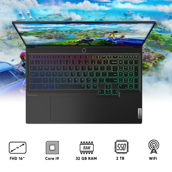Notebook Gamer Lenovo Core I9 5.8ghz, 32gb, 2tb Ssd, 16" Wqxga 240hz, Rtx 4090 16gb NOTEBOOK GAMER LENOVO CORE I9 5.8GHZ, 32