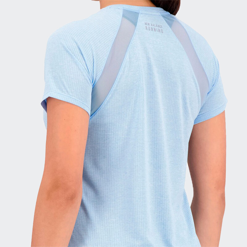Remera New Balance Impact Run Azul