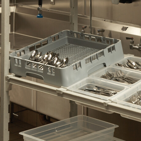 Canasto Rack para Cubiertos de Polipropileno 50 x 50 x 10 cm Canasto Rack para Cubiertos de Polipropileno 50 x 50 x 10 cm