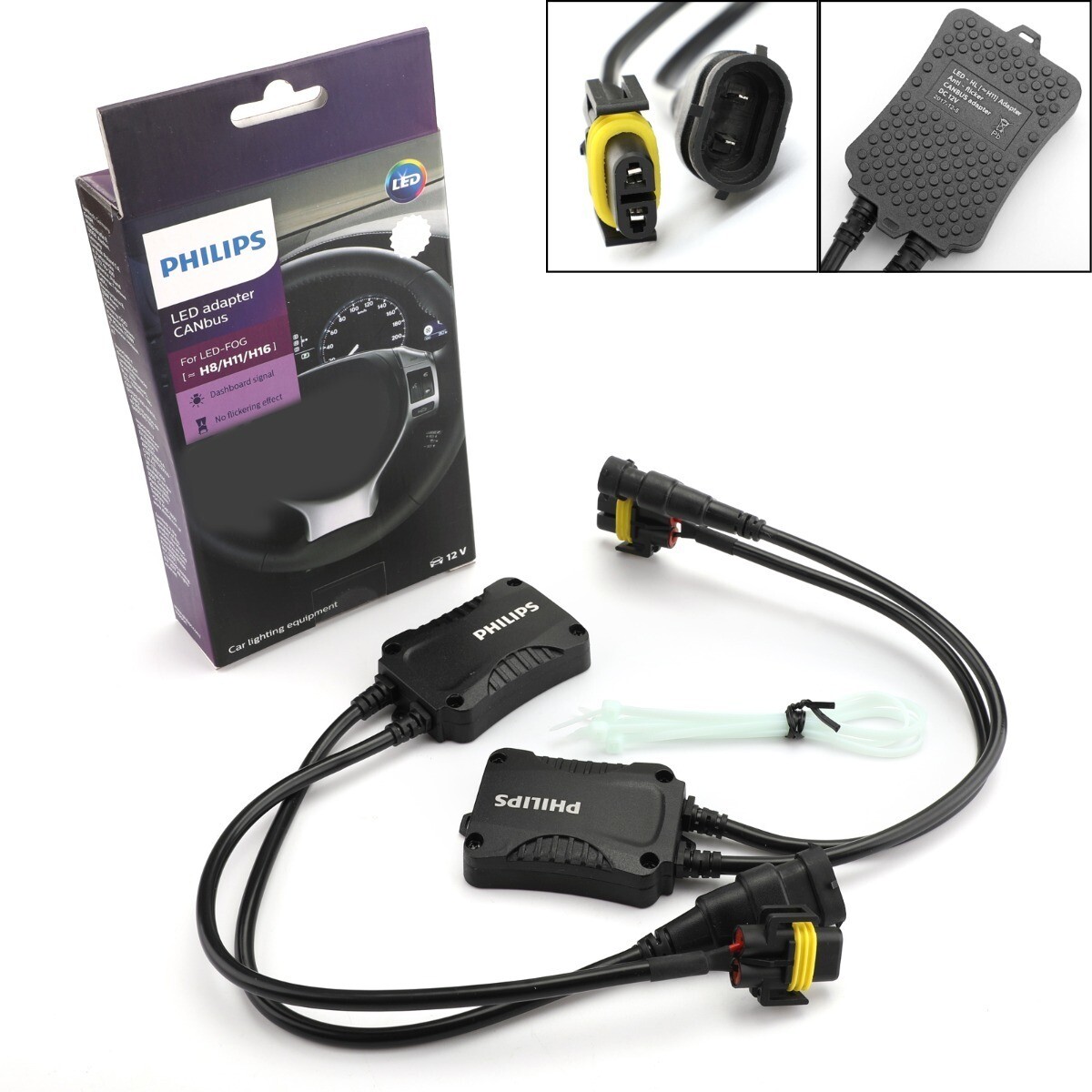 LAMPARA - CHICOTE BALASTO CANBUS PARA LED H8 H11 H16 PHILIPS 