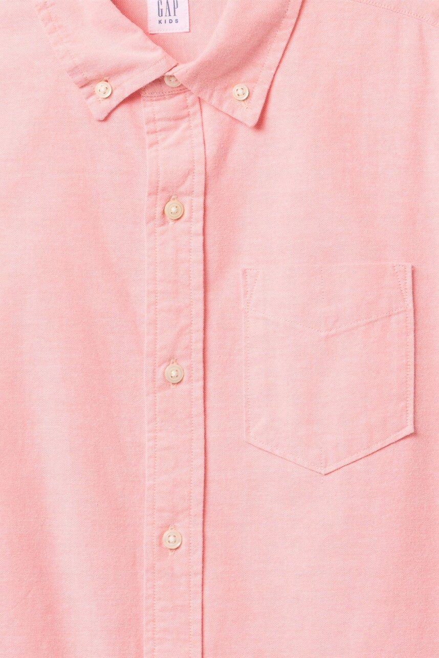 Camisa Oxford Niño Tea Rose