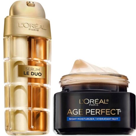 Pack L’Oréal Paris Age Perfect Sérum Le Duo + Crema de Noche Age Perfect FPS25 Pack L’Oréal Paris Age Perfect Sérum Le Duo + Crema de Noche Age Perfect FPS25