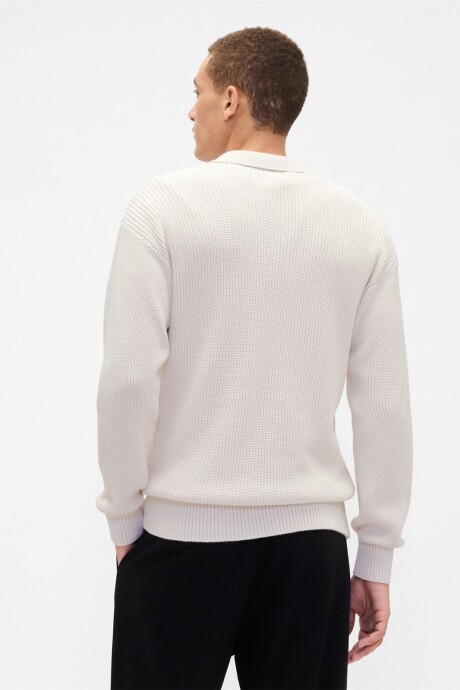 Buzo Tipo Polo Rib Hombre Carls Stone