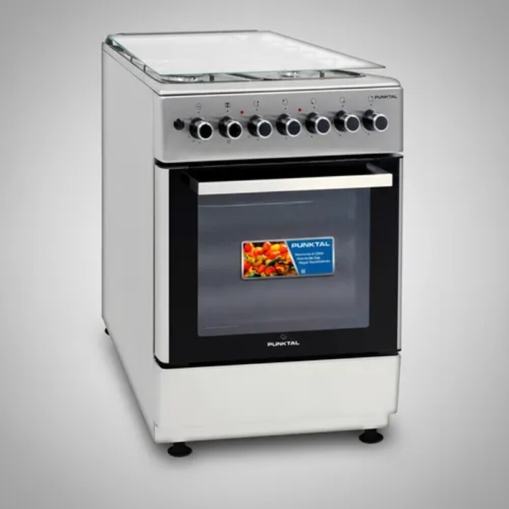 COCINA INOX 3H + 1DISCO HORNO – GRILL - ENCENDIDO-TURBO CONVECCIÓN acero inoxidable